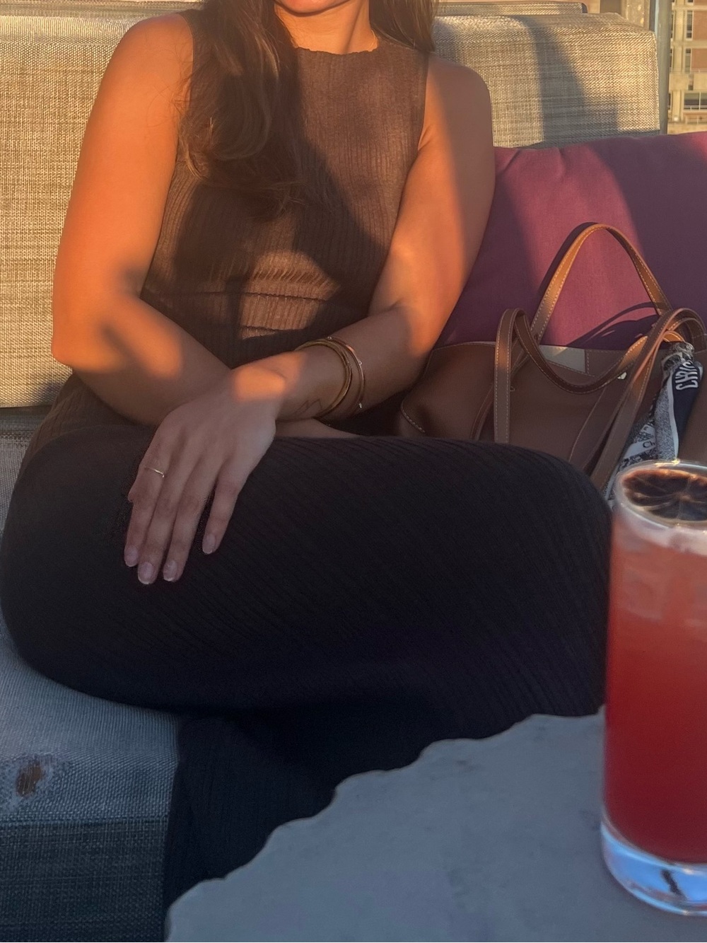 Quince Cotton Cashmere Blend Knit Midi Dress - Picture 5 of 5